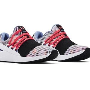 Under Armour Black and Pink Mesh Sneakers